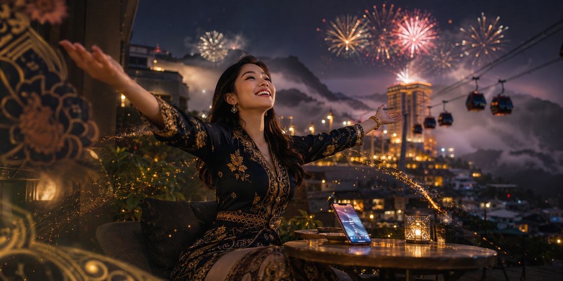 Pemain di Genting Highlands bermain kasino mudah alih di mh2520
